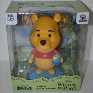 Disney Winnie the Pooh Yellow and Red Vinyl Collectible 9’ new in box